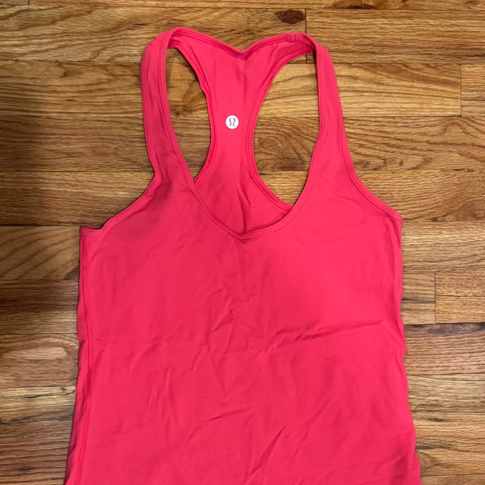 Like new Lululemon Bright Pink Cool Racerback size 8
